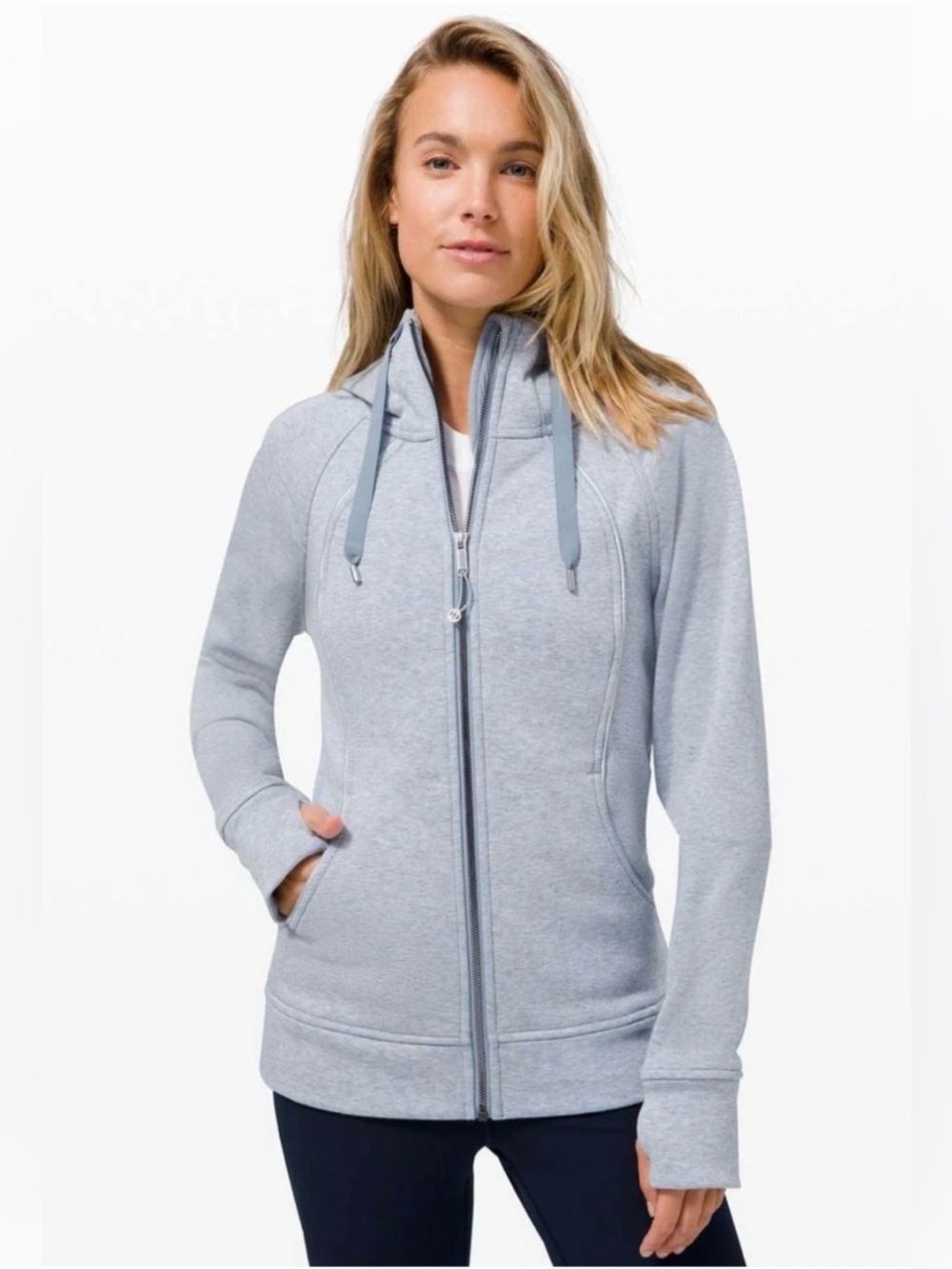 Lululemon Scuba Hoodie *Plush Special
Edition Heather blue Sz.8